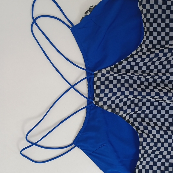 ✨3/$25✨W11 by Walter Baker Sheer Check Cami - S - Picture 6 of 9